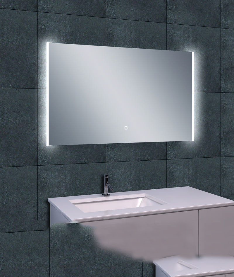 Wiesbaden Duo-Led condensvrije spiegel 100x60cm Wiesbaden Duo-Led condensvrije spiegel 100x60cm