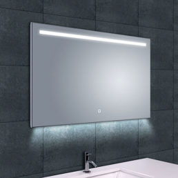 Wiesbaden Ambi One dimbare Led condensvrije spiegel 100x60cm Wiesbaden Ambi One dimbare Led condensvrije spiegel 100x60cm