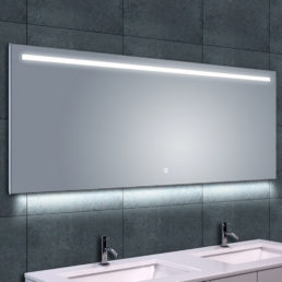 Wiesbaden Ambi One dimbare Led condensvrije spiegel 160x60cm Wiesbaden Ambi One dimbare Led condensvrije spiegel 160x60cm