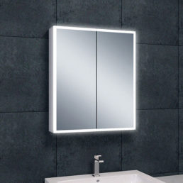 Wiesbaden Quatro spiegelkast +verlichting 60x70x13 Wiesbaden Quatro spiegelkast +verlichting 60x70x13