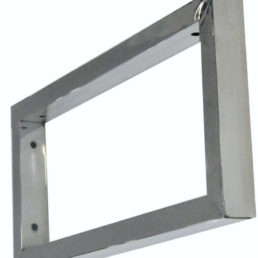 Wiesbaden Chroom vierkante supportbeugel 46x22 Wiesbaden Chroom vierkante supportbeugel 46x22