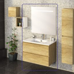 Wiesbaden SEPHIA compleet badmeubel 80cm nature Wiesbaden SEPHIA compleet badmeubel 80cm nature