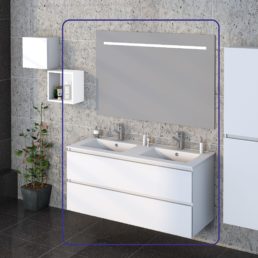 Wiesbaden SEPHIA compleet badmeubel 120cm mat-wit Wiesbaden SEPHIA compleet badmeubel 120cm mat-wit