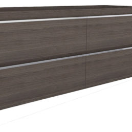 Wiesbaden Tigris onderkast 120 x 46 cm houtnerf grijs Wiesbaden Tigris onderkast 120 x 46 cm houtnerf grijs