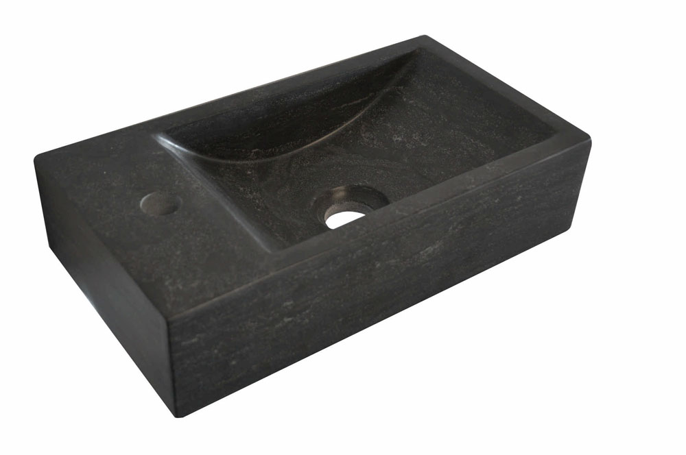 Wiesbaden Hardstenen fontein 40x22x10 links Wiesbaden Hardstenen fontein 40x22x10 links