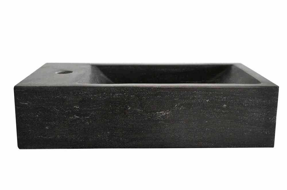 Wiesbaden Hardstenen fontein 40x22x10 links Wiesbaden Hardstenen fontein 40x22x10 links