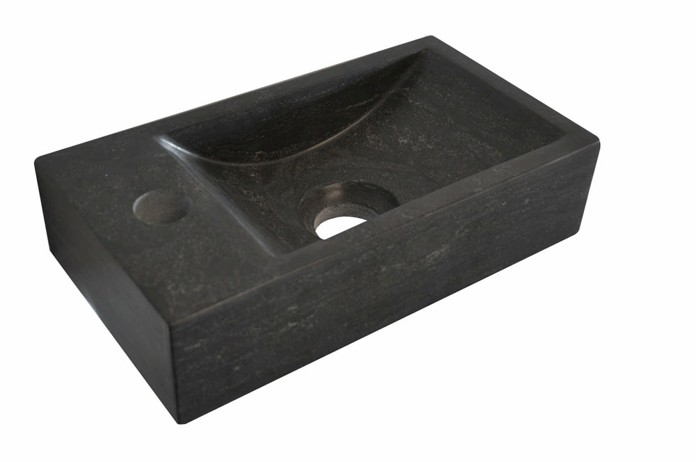 Wiesbaden Hardstenen fontein 36x18x9 links Wiesbaden Hardstenen fontein 36x18x9 links