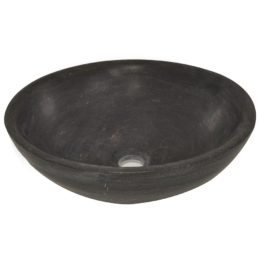 Wiesbaden Raw waskom rond 40x14 cm hardsteen gezoet Wiesbaden Raw waskom rond 40x14 cm hardsteen gezoet