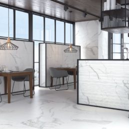 Statuario mat 75x75 rett vloertegels / wandtegels Statuario mat 75x75 rett vloertegels / wandtegels