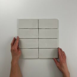 Atlas White Brillo 7,5x15 wandtegels Atlas White Brillo 7,5x15 wandtegels