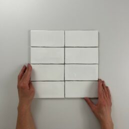 Atlas White Brillo 7,5x15 wandtegels Atlas White Brillo 7,5x15 wandtegels