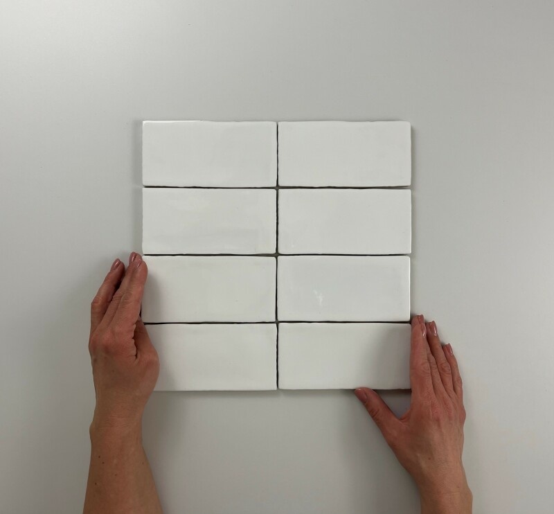 Atlas White Brillo 7,5x15 wandtegels Atlas White Brillo 7,5x15 wandtegels