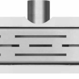 Wiesbaden Eco RVS douchegoot met flens 100cm