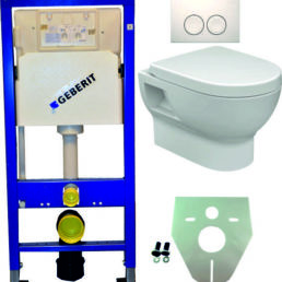 Wiesbaden Geberit UP 100 +Mercurius wc+zitt.+Delta 21 wit