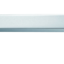Wiesbaden luxe douche-arm vierkant muurbev.40cm chroom