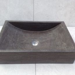 Natuurstenen waskom box