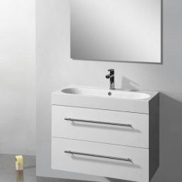 Badmeubel Compact Line 80 Hoogglans Wit