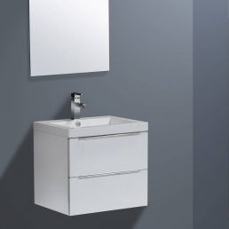 Badmeubel Senza Trend 60 Hoogglans Wit