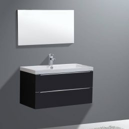 Badmeubel Senza Trend 100 Hoogglans Antraciet Badmeubel Senza Trend 100 Hoogglans Antraciet