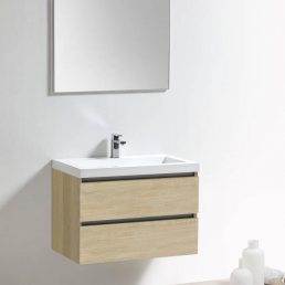 Badmeubel Trend Senza 80 Light Wood Badmeubel Trend Senza 80 Light Wood