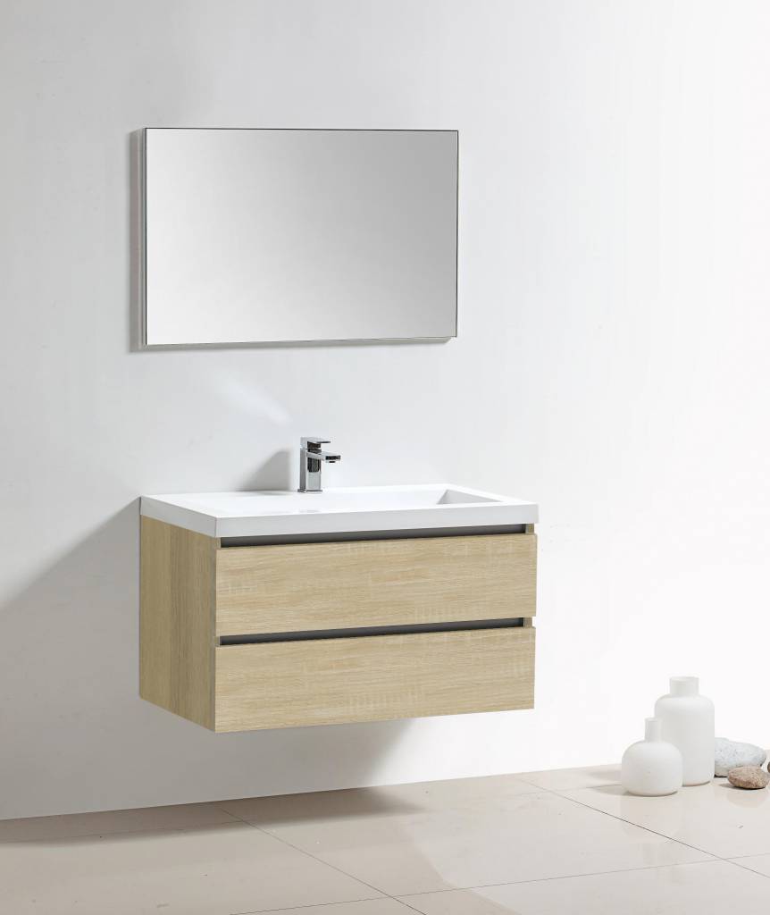 Badmeubel Trend Senza 100 Light Wood Badmeubel Trend Senza 100 Light Wood