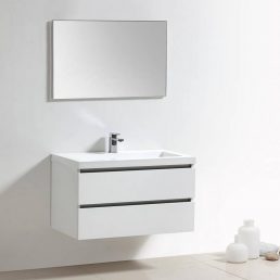 Badmeubel Trend Senza 100 Hoogglans Wit Badmeubel Trend Senza 100 Hoogglans Wit