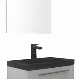 Badmeubel Compact Stone 60 Hoogglans Wit