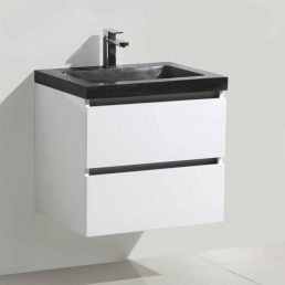 Badmeubel Trend Stone 60 Hoogglans Wit Badmeubel Trend Stone 60 Hoogglans Wit