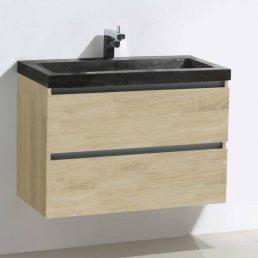 Badmeubel Trend Stone 80 Light Wood Badmeubel Trend Stone 80 Light Wood