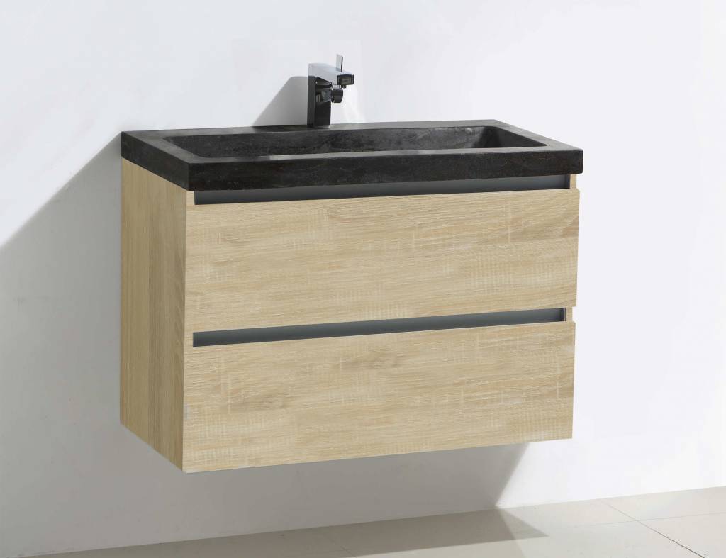 Badmeubel Trend Stone 80 Light Wood Badmeubel Trend Stone 80 Light Wood