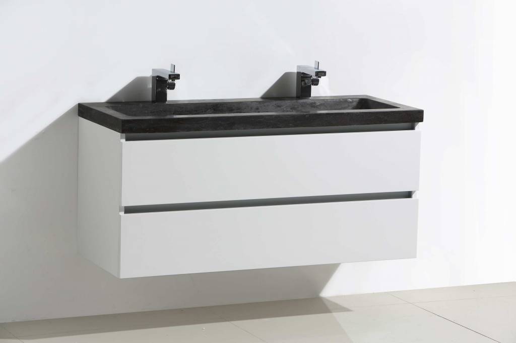 Badmeubel Trend Stone 120 Hoogglans Wit Badmeubel Trend Stone 120 Hoogglans Wit
