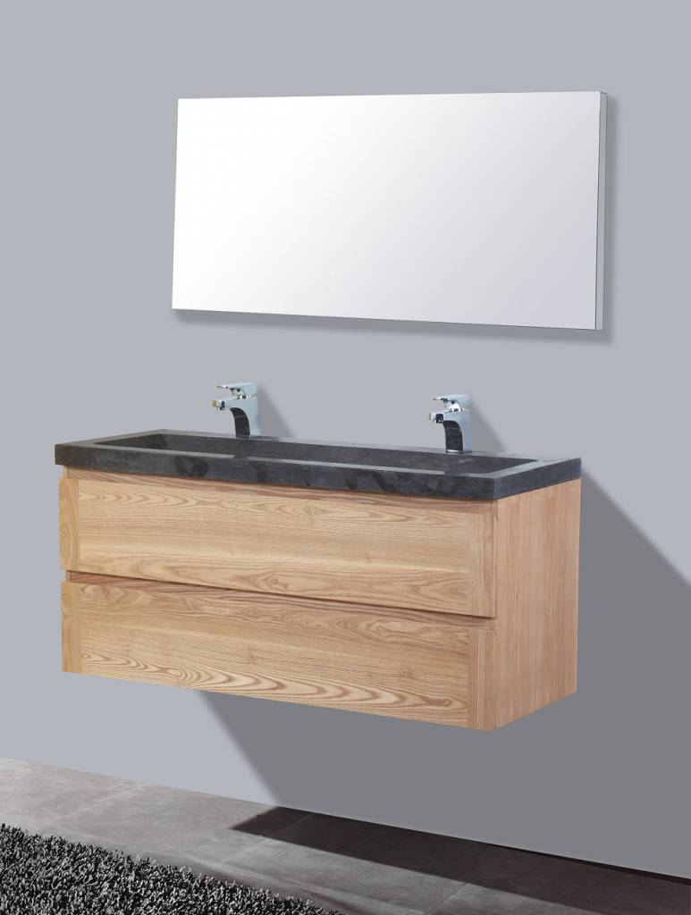 Badmeubel Wood Stone 120 Badmeubel Wood Stone 120