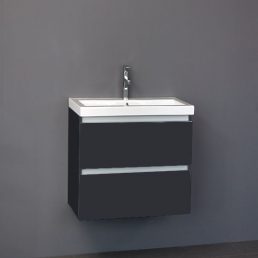 Badmeubel Trend Keramiek 60 Hoogglans Antraciet Badmeubel Trend Keramiek 60 Hoogglans Antraciet