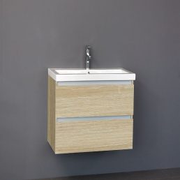 Badmeubel Trend Keramiek 60 Light Wood Badmeubel Trend Keramiek 60 Light Wood