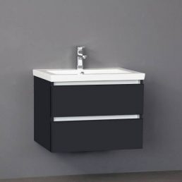 Badmeubel Trend Keramiek 80 Hoogglans Antraciet Badmeubel Trend Keramiek 80 Hoogglans Antraciet