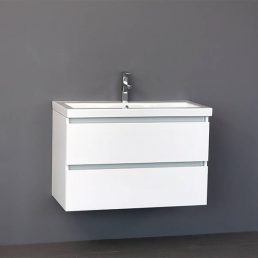 Badmeubel Trend Keramiek 80 Hoogglans Wit Badmeubel Trend Keramiek 80 Hoogglans Wit