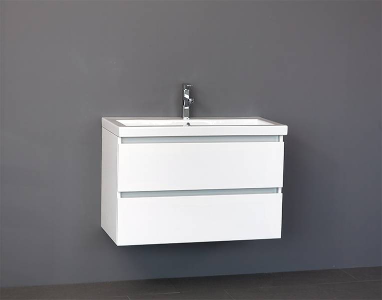 Badmeubel Trend Keramiek 80 Hoogglans Wit Badmeubel Trend Keramiek 80 Hoogglans Wit