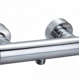 Thermostatische douchemengkraan rond chroom Thermostatische douchemengkraan rond chroom