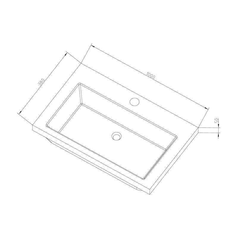 Badmeubel Compact Stone 100 Hoogglans Wit Badmeubel Compact Stone 100 Hoogglans Wit
