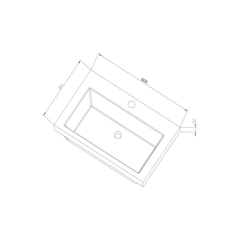 Badmeubel Compact Stone 60 Hoogglans Wit Badmeubel Compact Stone 60 Hoogglans Antraciet