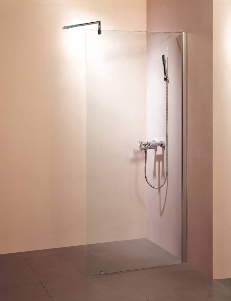 inloopdouchewand 70x200 cm - 10mm NANO glas met profiel inloopdouchewand 70x200 cm - 10mm NANO glas met profiel