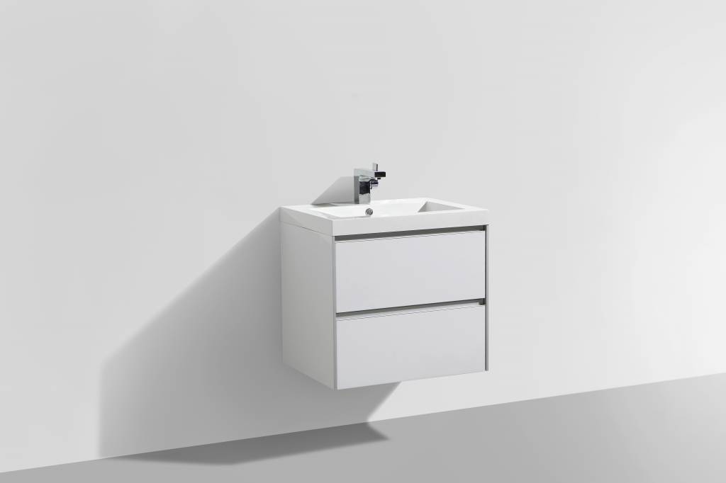 Badmeubel aktieset PL 60 HOOGGLANS WIT Badmeubel aktieset PL 60 HOOGGLANS WIT