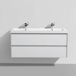 Badmeubel aktieset PL 120 HOOGGLANS WIT Badmeubel aktieset PL 120 HOOGGLANS WIT