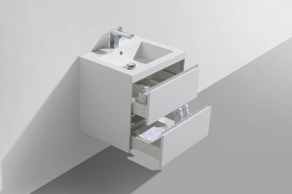 Badmeubel aktieset PL 60 HOOGGLANS WIT Badmeubel aktieset PL 60 HOOGGLANS WIT