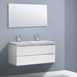 Badmeubel Senza 120 Hoogglans Wit Badmeubel Senza 120 Hoogglans Wit