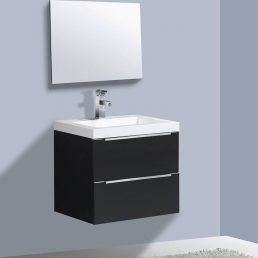 Badmeubel Senza 60 Hoogglans Antraciet