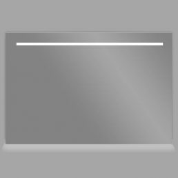 Aluminium spiegel met LED verlichting en onderverlichting 100 inclusief spiegelverwarming Aluminium spiegel met LED verlichting en onderverlichting 100 inclusief spiegelverwarming