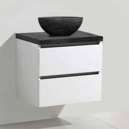 Badmeubel Trend Dynasty met ronde kom 60 Hoogglans Wit Badmeubel Trend Dynasty met ronde kom 60 Hoogglans Wit