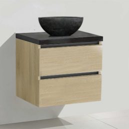 Badmeubel Trend Dynasty met ronde kom 60 Light Wood Badmeubel Trend Dynasty met ronde kom 60 Light Wood