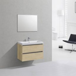 Badmeubel Trendline 80 Light Wood Badmeubel Trendline 80 Light Wood